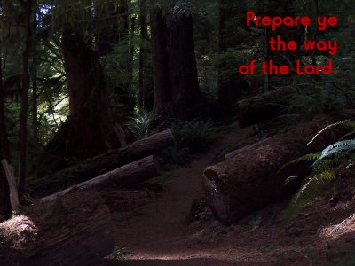 Prepare ye the way of the Lord (Luke 3:4)