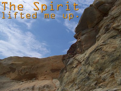 The Spirit lifted me up (Ezekiel 11:1)