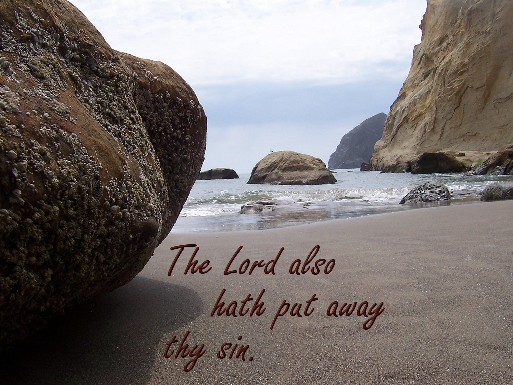 The Lord also hath put away thy sin (2 Samuel 12:13)