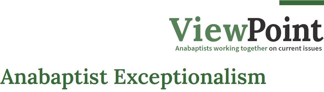 Anabaptist ViewPoint header
